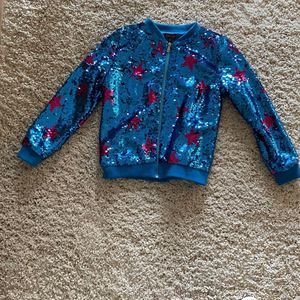 Girls' JoJo's Closet Flip Sequin Star Bomber
Jacket L